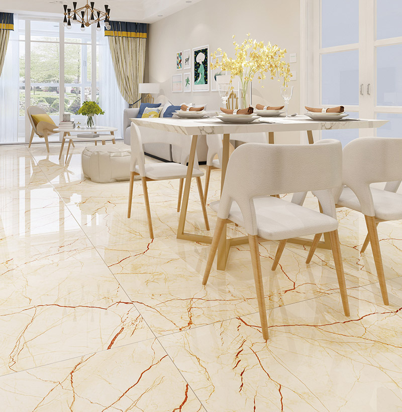 大理石瓷砖索菲特金IPGS90007餐厅空间效果图
